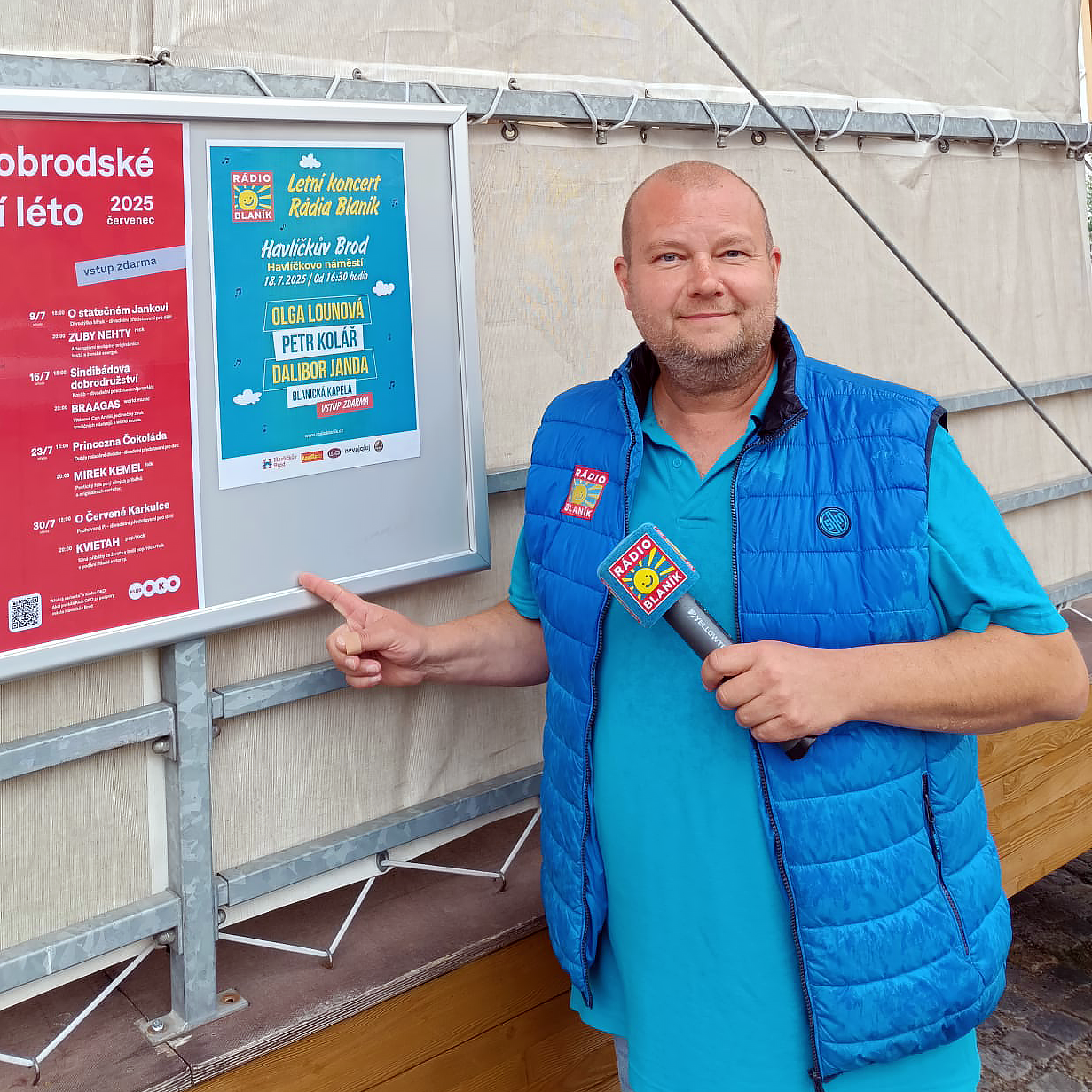 Letní koncert Rádia Blaník v Havlíčkově Brodě už zítra!