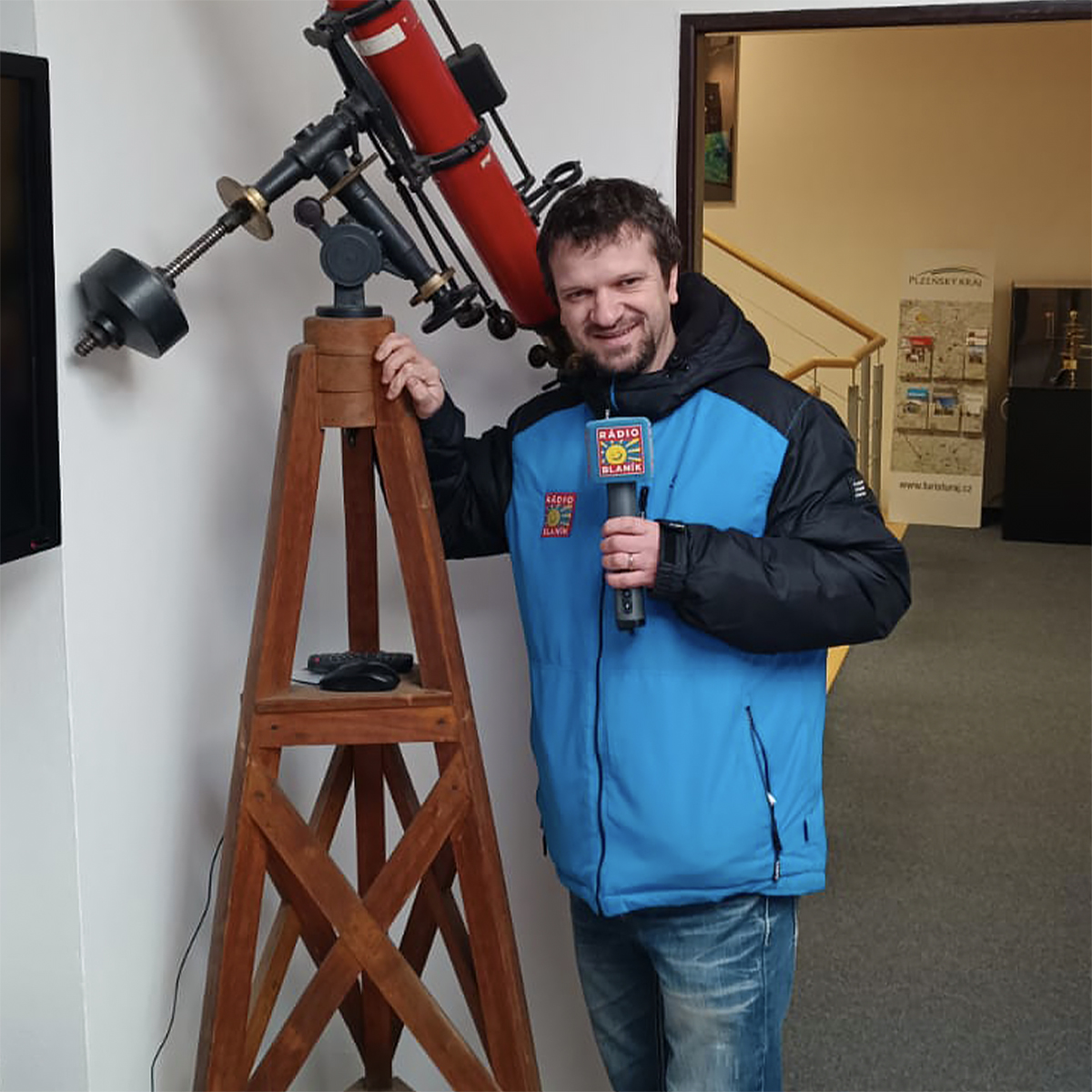 Obří dalekohled v akci: V Rokycanech uvidíte galaxie i skvrny na Slunci